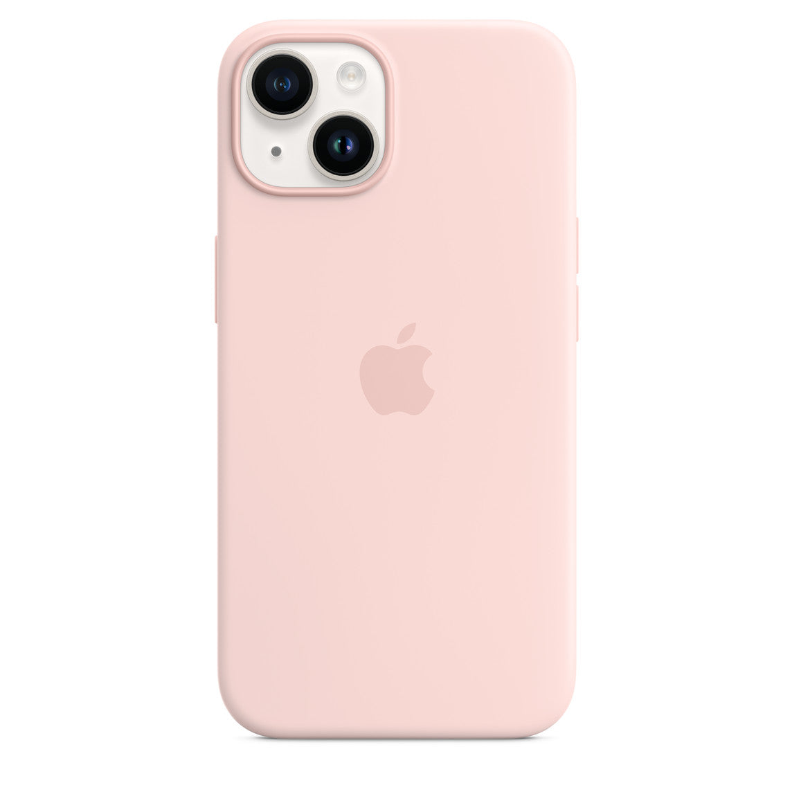 APPLE- iPhone 14 MagSafe Silicone Back Cover – LO – Chalk Pink