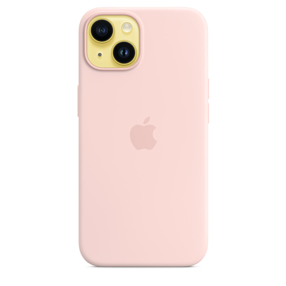 APPLE- iPhone 14 MagSafe Silicone Back Cover – LO – Chalk Pink