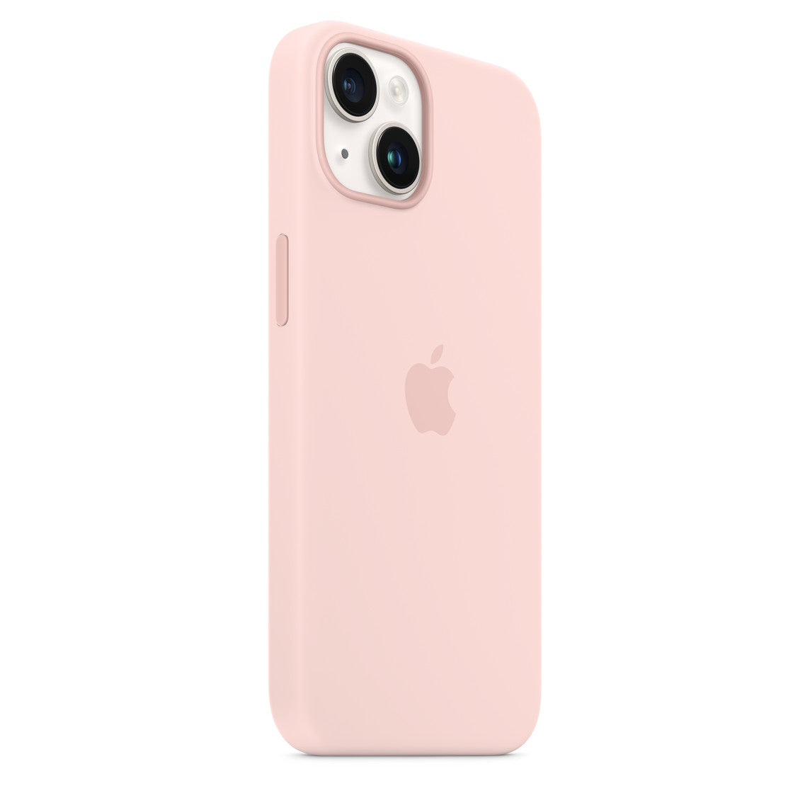 APPLE- iPhone 14 MagSafe Silicone Back Cover – LO – Chalk Pink