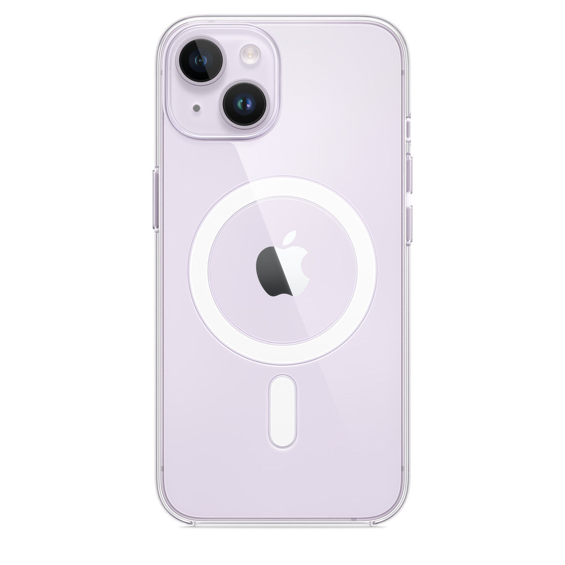APPLE-iPhone 14 MagSafe Clear Silicone Back Cover
