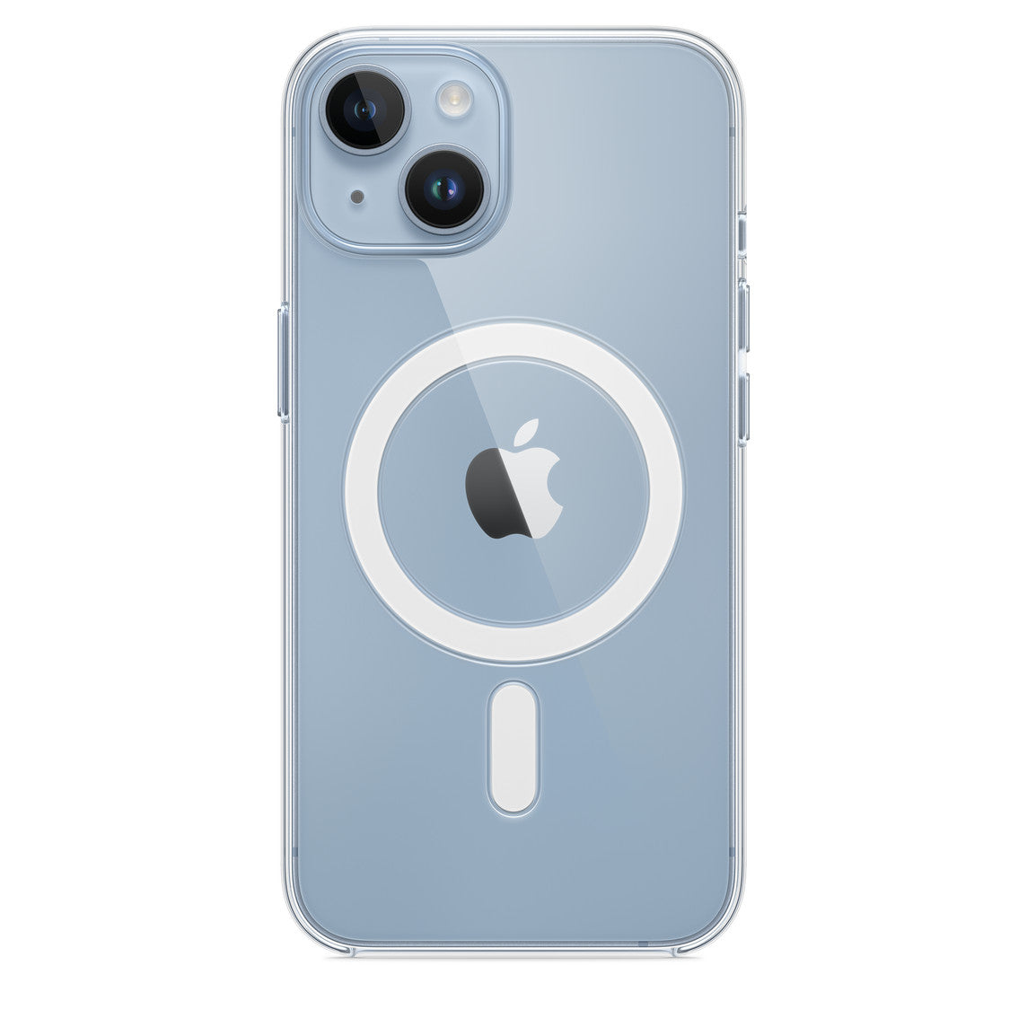 APPLE-iPhone 14 MagSafe Clear Silicone Back Cover
