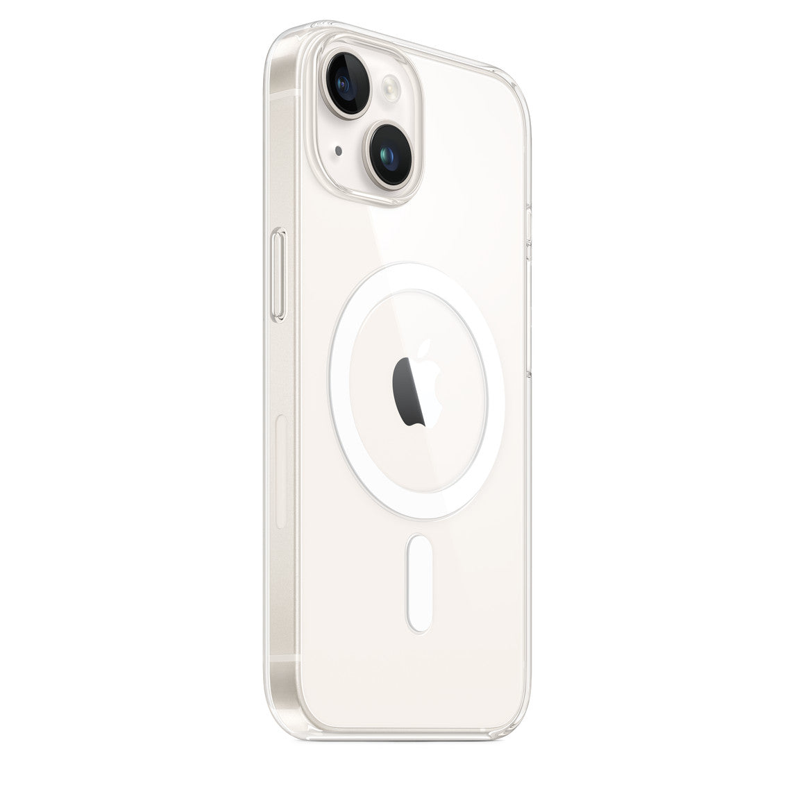 APPLE-iPhone 14 MagSafe Clear Silicone Back Cover