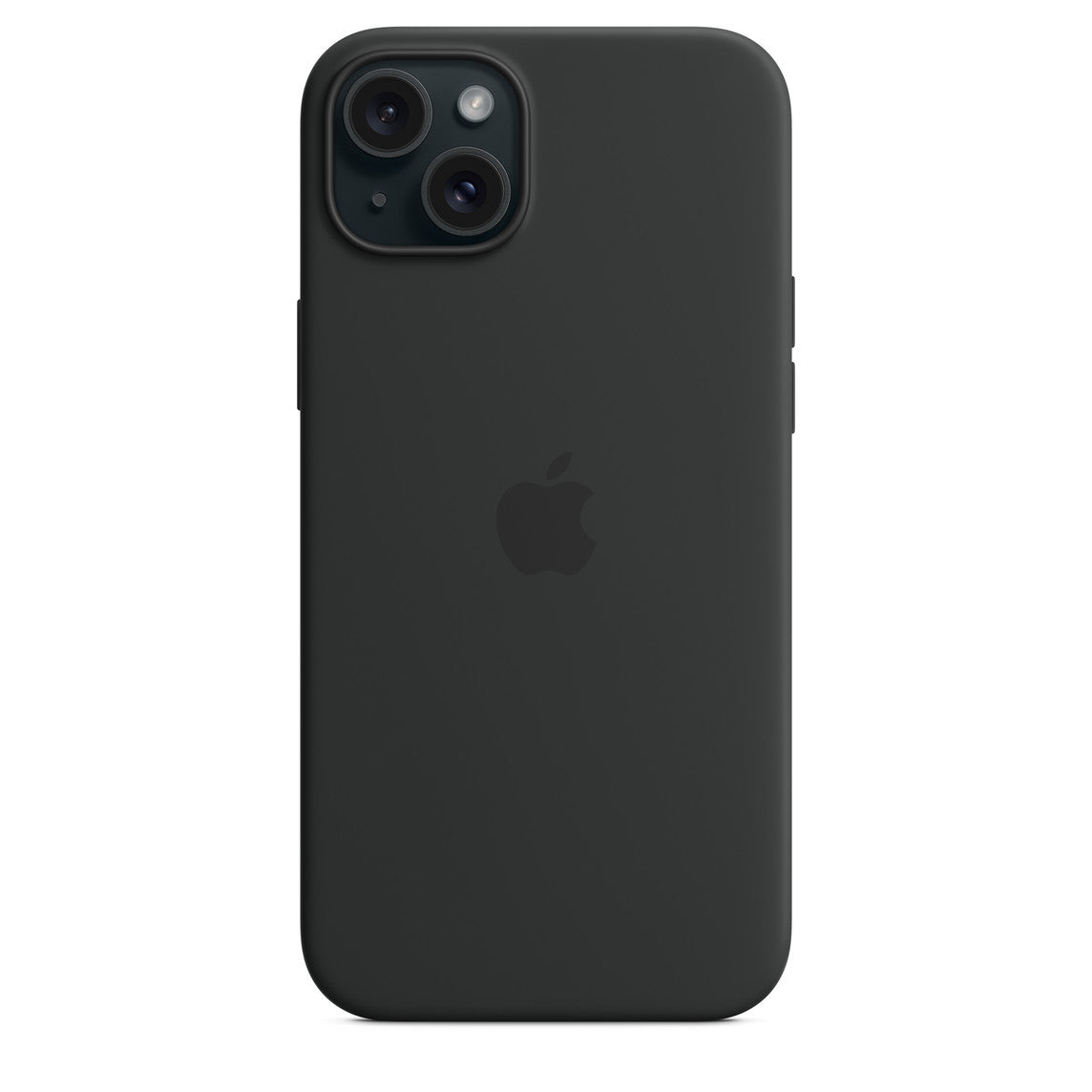 APPLE - iPhone 15 Plus Silicone Case with MagSafe – Black