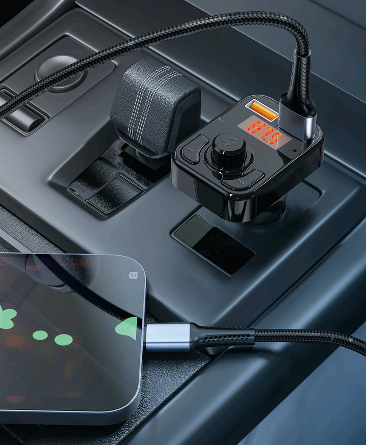 90PERCENT-MOTO CAR MP3 CHARGER DUAL USB A  PORT  BLACK
