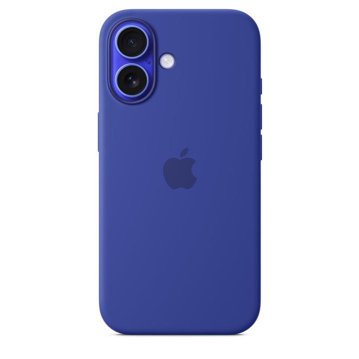 أبل - غطاء حماية خلفي سيليكون ماجسيف لهاتف آيفون 16 - ألترا مارين