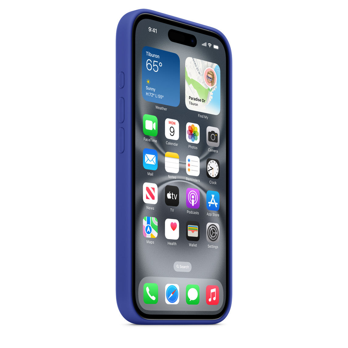APPLE- iPhone 16 Silicone MagSafe Back Cover – Ultramarine
