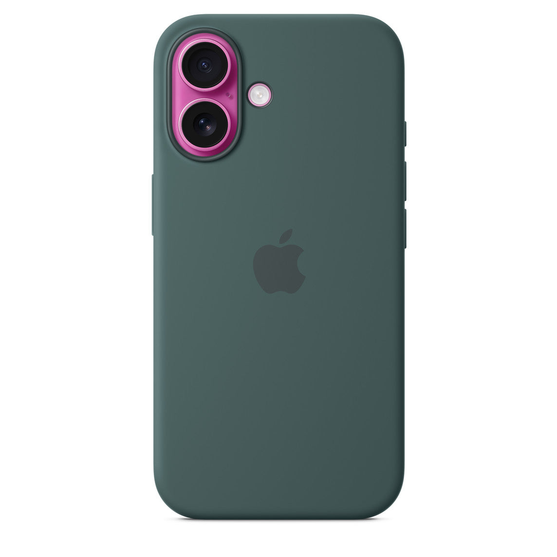 APPLE-iPhone 16 Back Cover Silicone MagSafe - Lake Green