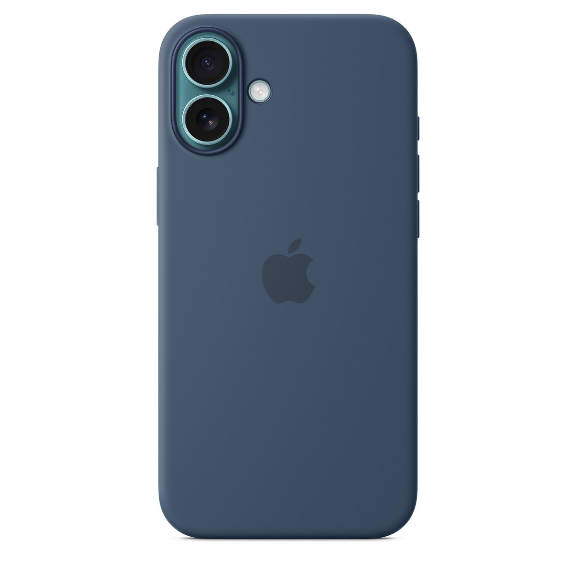 APPLE-iPhone 16 Plus Silicone MagSafe Back Cover – Denim