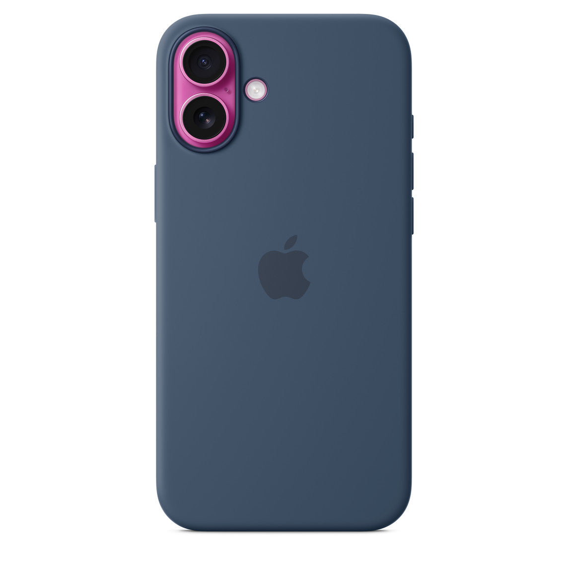 APPLE-iPhone 16 Plus Silicone MagSafe Back Cover – Denim