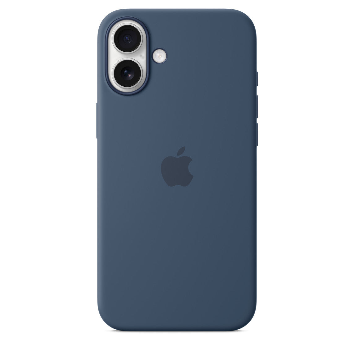 APPLE-iPhone 16 Plus Silicone MagSafe Back Cover – Denim