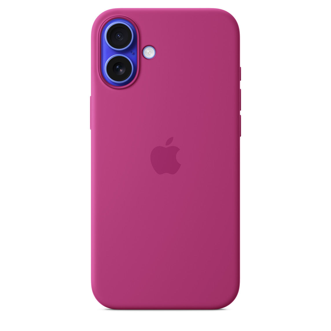 APPLE - iPhone 16 Plus Silicone Case with MagSafe – Fuchsia
