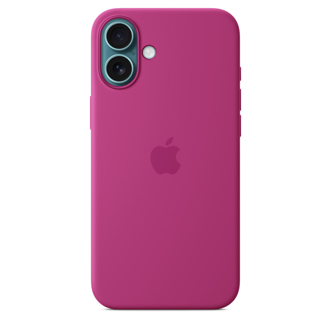 APPLE - iPhone 16 Plus Silicone Case with MagSafe – Fuchsia