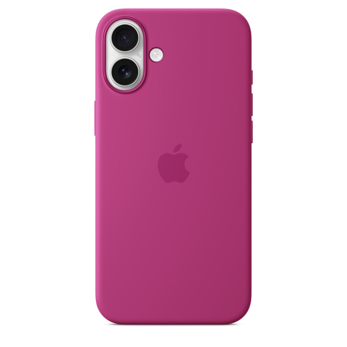 APPLE - iPhone 16 Plus Silicone Case with MagSafe – Fuchsia