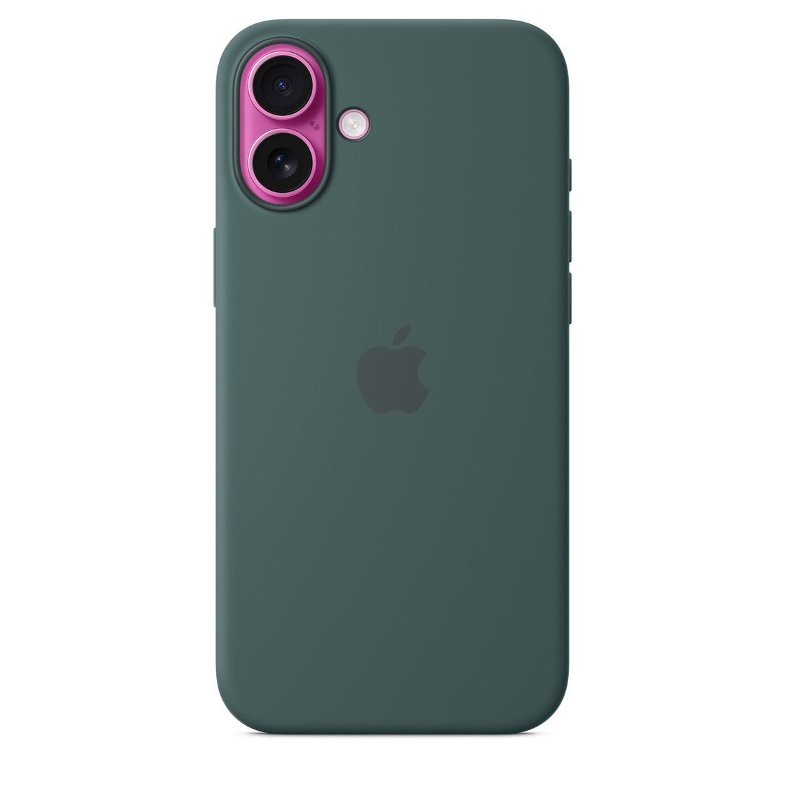 APPLE - iPhone 16 Plus Silicone Case with MagSafe – Lake Green