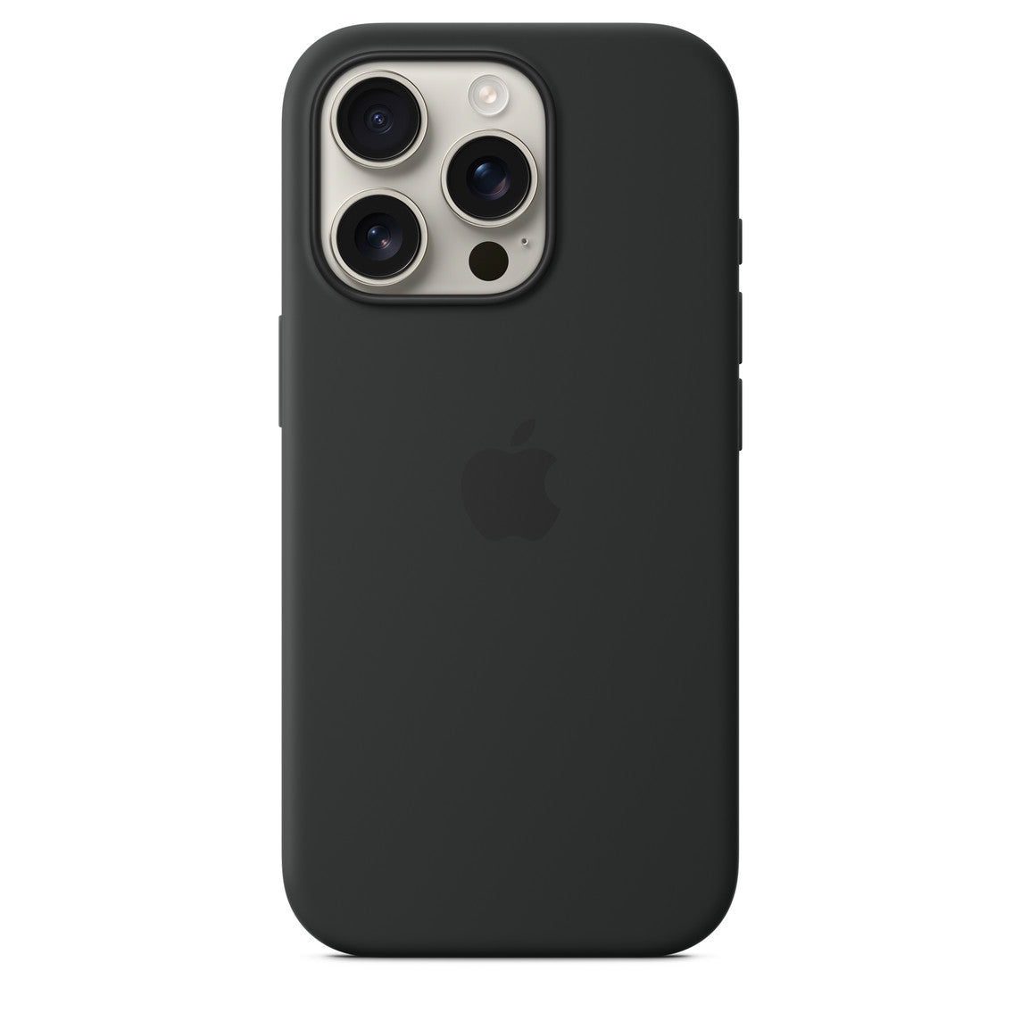APPLE-iPhone 16 Pro Back Cover Silicone MagSafe - Black
