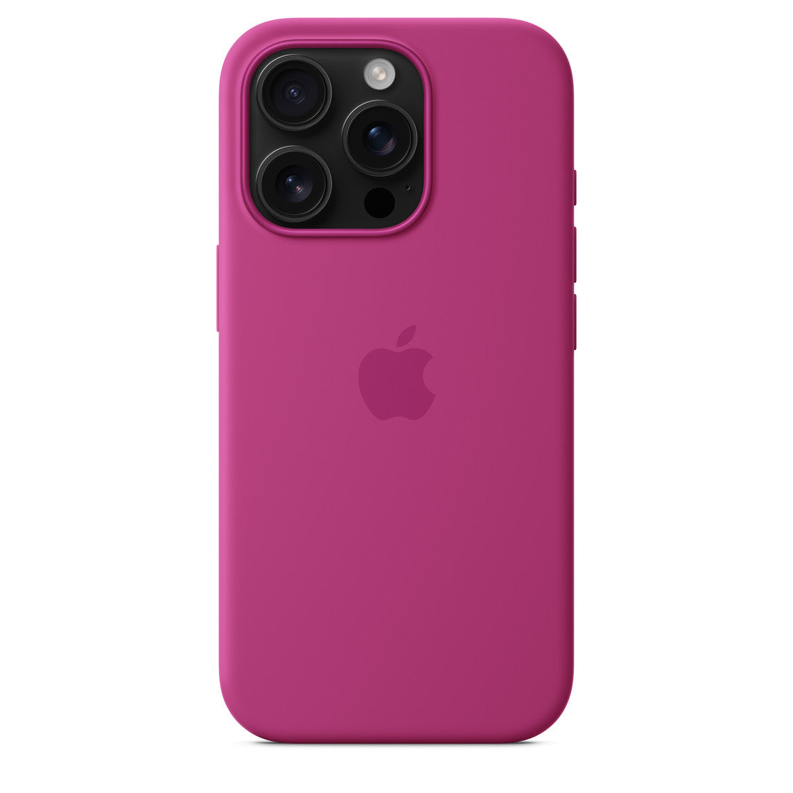 APPLE-iPhone 16 Pro Silicone MagSafe Back Cover – Fuchsia