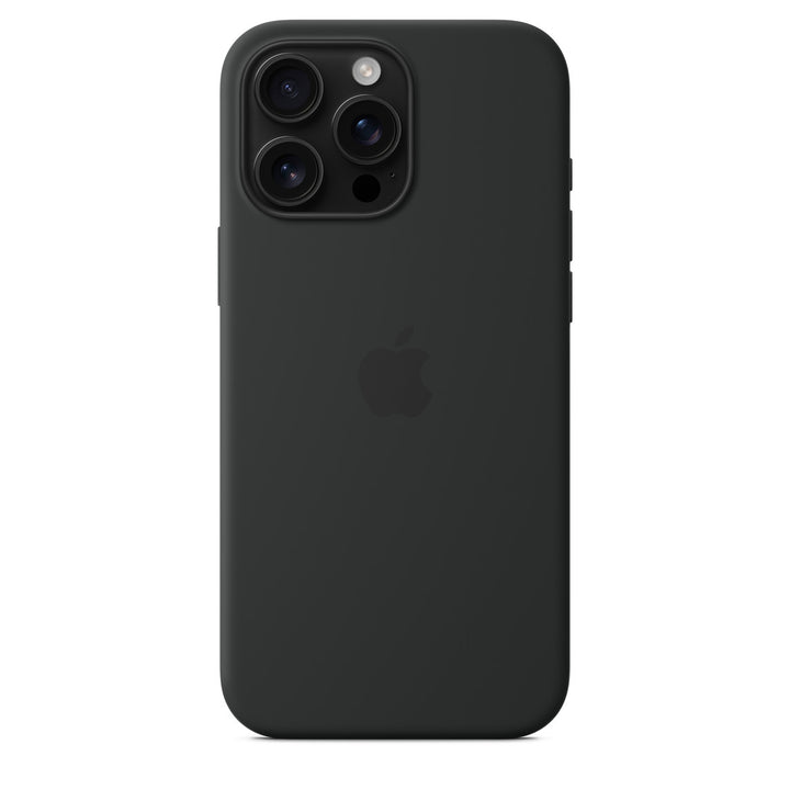 غطاء حماية سيليكون مع MagSafe لهاتف آيفون 16 برو ماكس من أبل - أسود