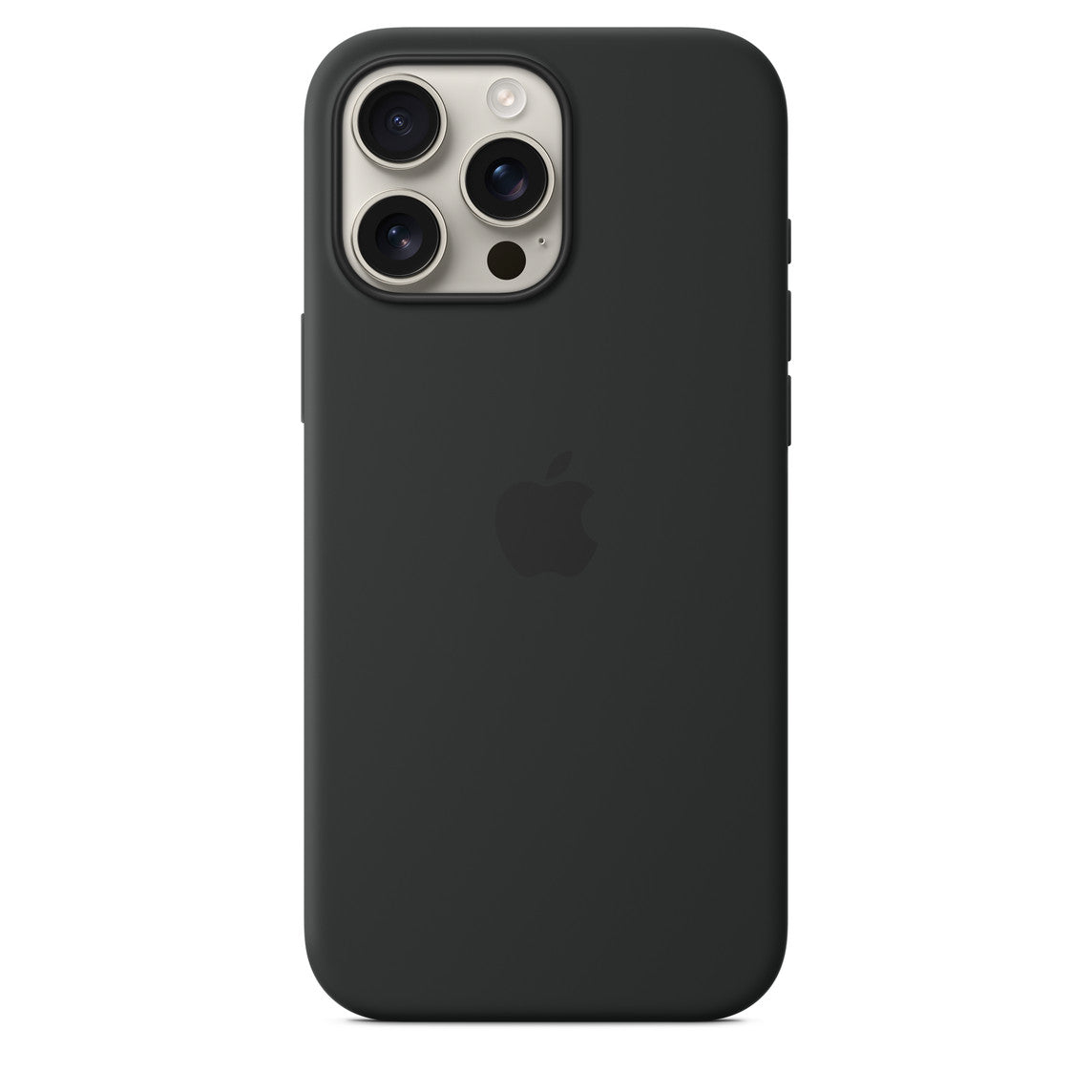 APPLE-iPhone 16 Pro Max Silicone Case with MagSafe - Black