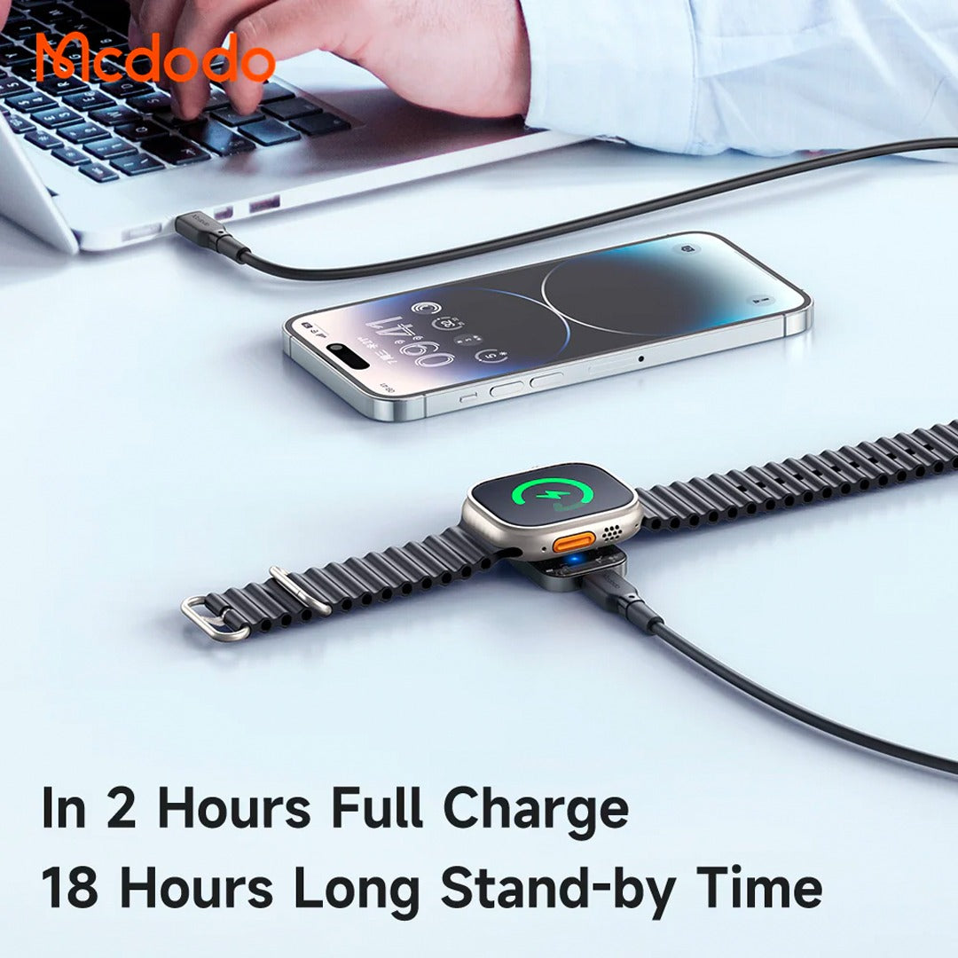MCDODO APPLE WATCH WIRELESS CHARGER WHITE