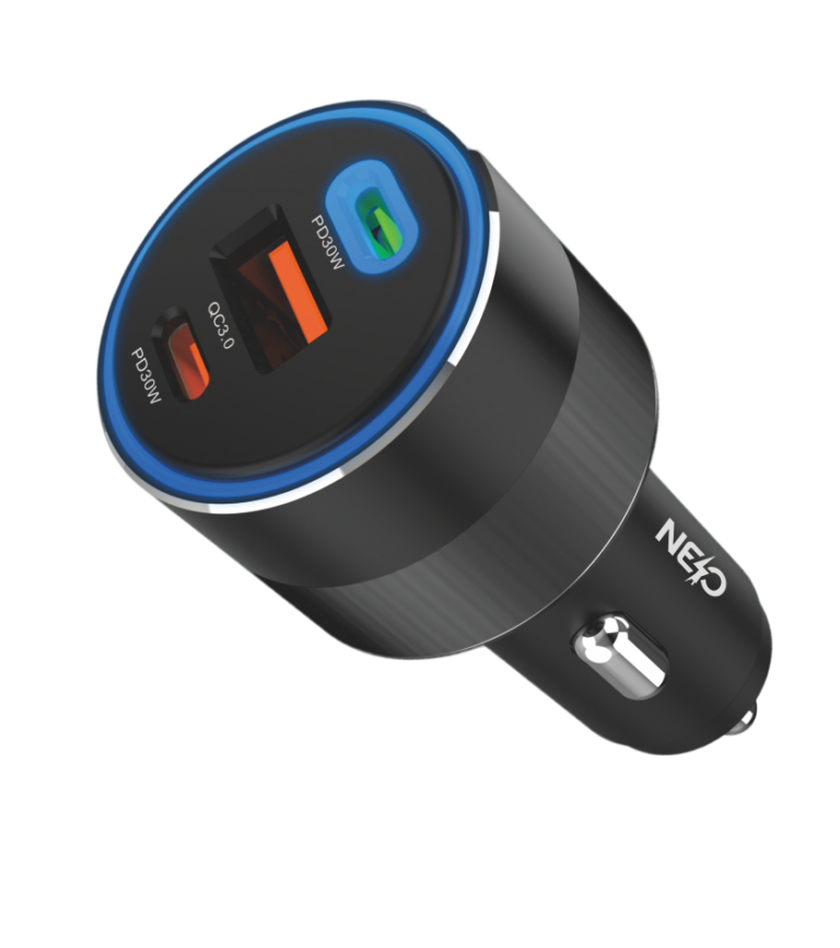 NEO CAR CHARGER TYPE C USB A PORT 48W