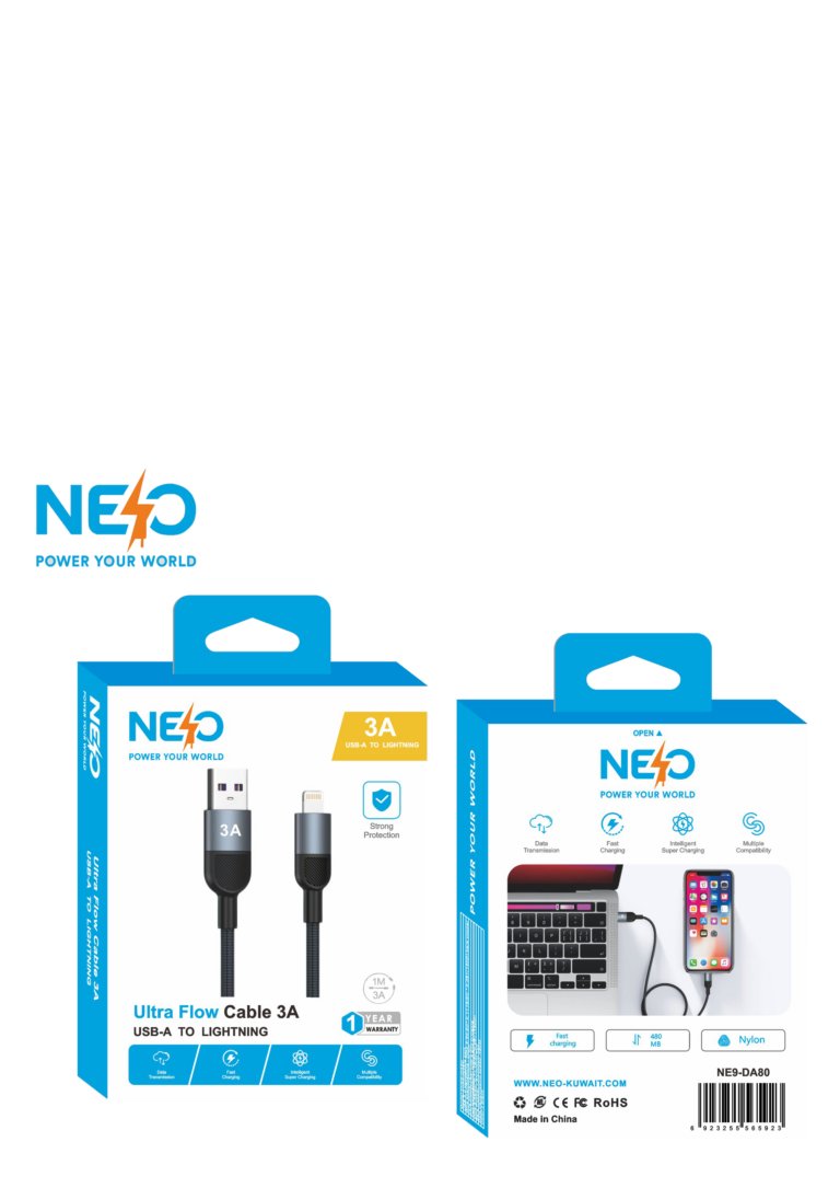 NEO - Ultra Flow USB-C to USB-C Cable 240W – 2m – Black