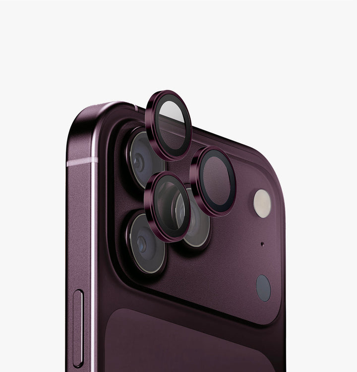 UNIQ Optix AluGuard Camera Lens Protector for iPhone 18 Pro & iPhone 18 Pro Max- Royal Burgundy