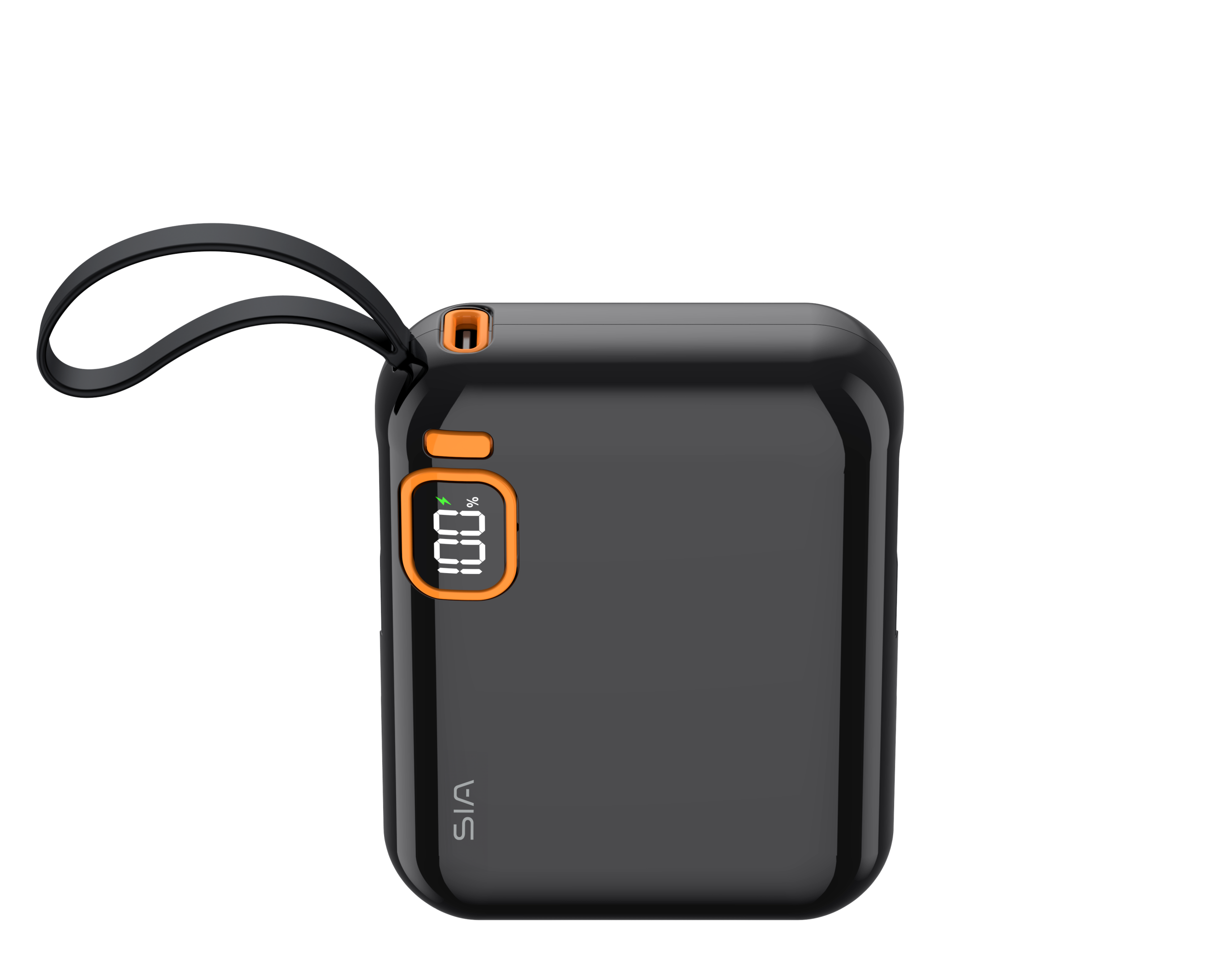 SIA PB302 10000mAh power bank with cable 38.5WH (Black)