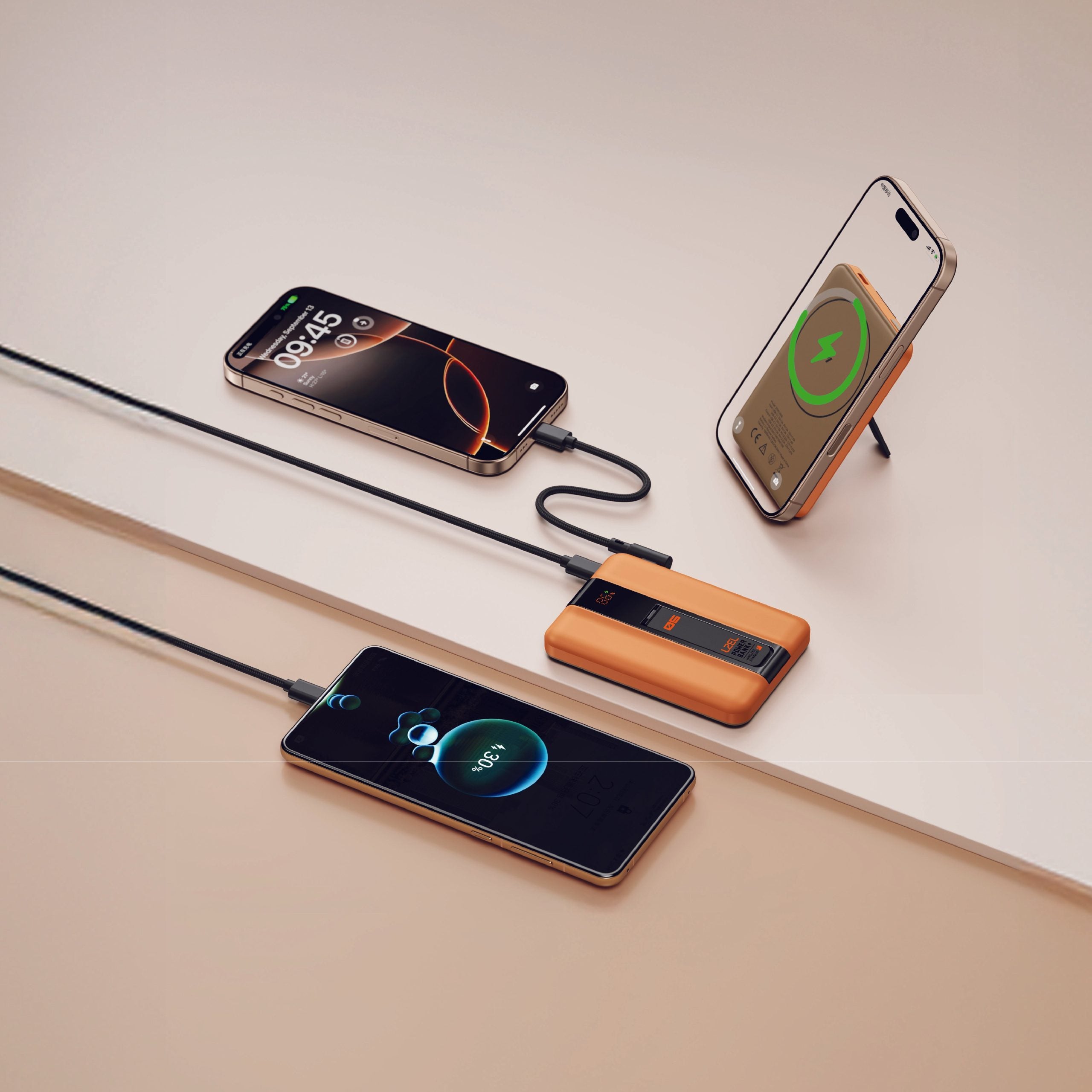 LZEL ZenoFlex MaxCharge 5000mAh Wireless Charging Power Bank – 20W Wired Output / 18W Input (15W Wireless)