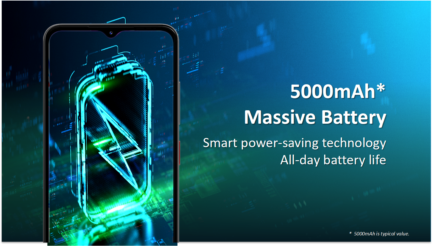 ZTE Blade A35e 4G Smartphone - 6.52" Display, 5000mAh Battery, 2GB+2GB RAM, 64GB Storage - Z2466