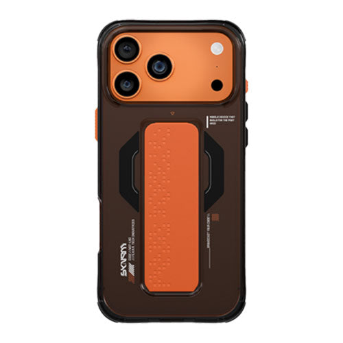 SkinArma Haxa MagSafe Case With Grip Stand for iPhone 17 Pro - Graphite