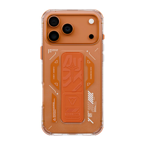 SkinArma Helio MagSafe Case With Grip Stand for iPhone 17 Pro Max - Orange