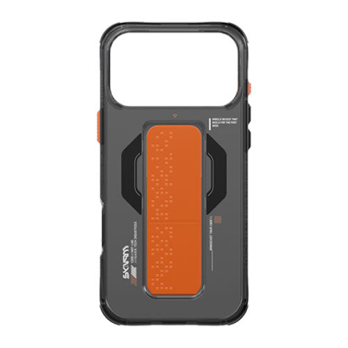 SkinArma Haxa MagSafe Case With Grip Stand for iPhone 17 Pro - Graphite