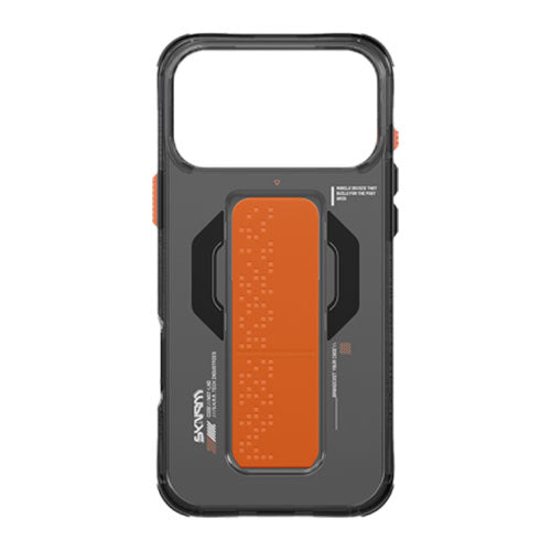 SkinArma Haxa MagSafe Case With Grip Stand for iPhone 17 Pro Max - Graphite