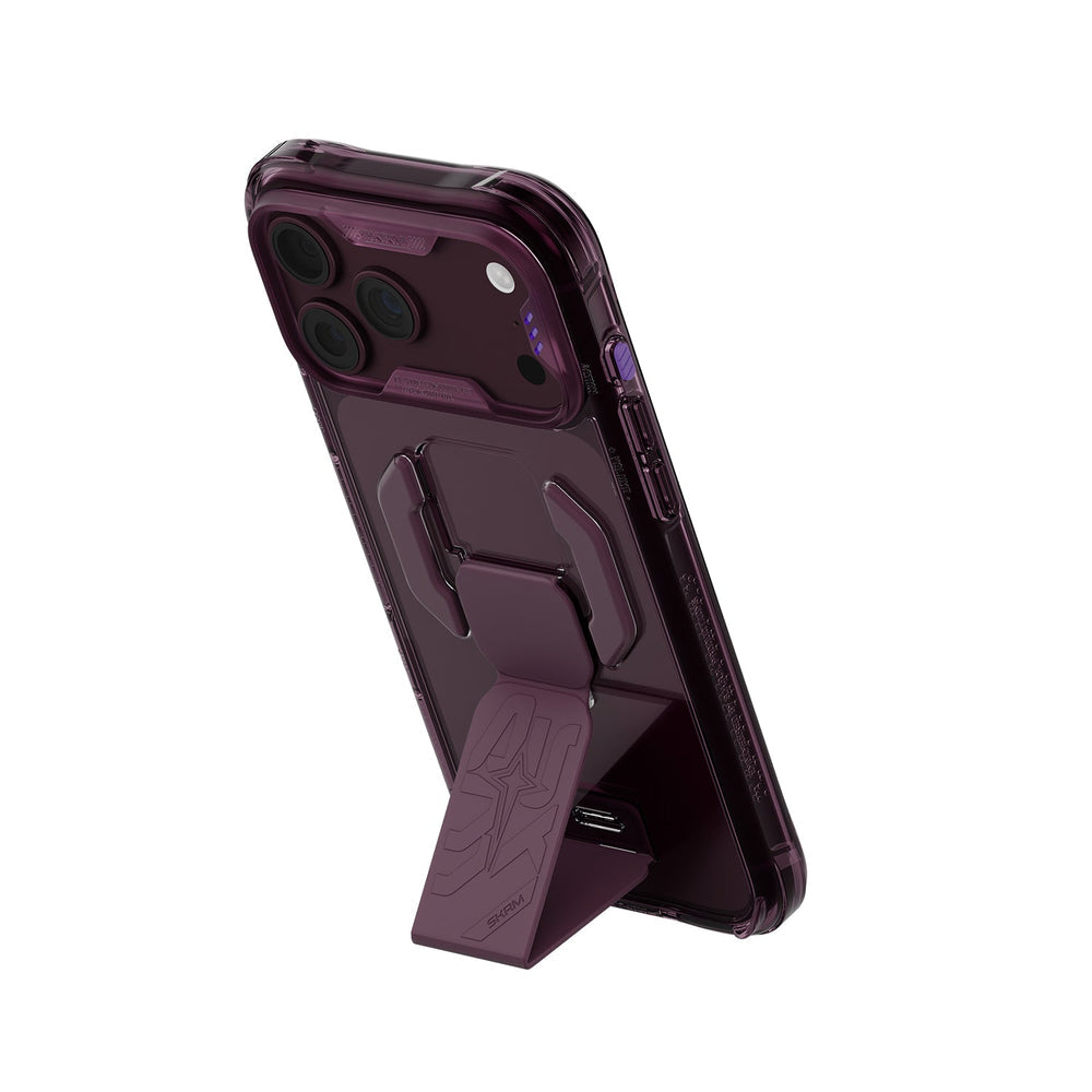 Skinarma Helio Ce Magsafe-Compatible With Integrated Grip Stand Case For Iphone 18 Pro