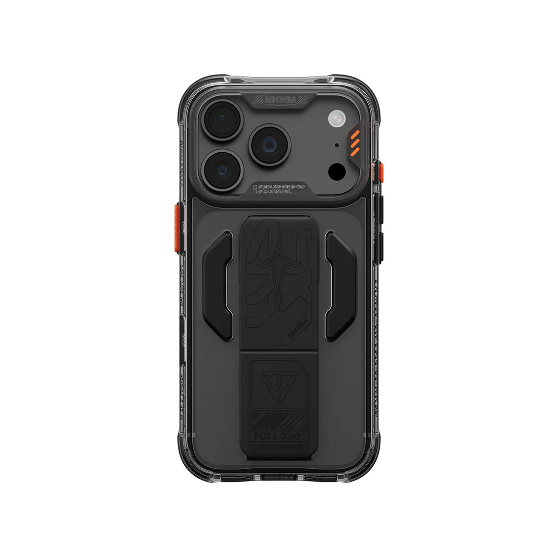 SKINARMA HELIO CE MagSafe Protective Case with Integrated Grip Stand for iPhone 18 Pro - Graphite