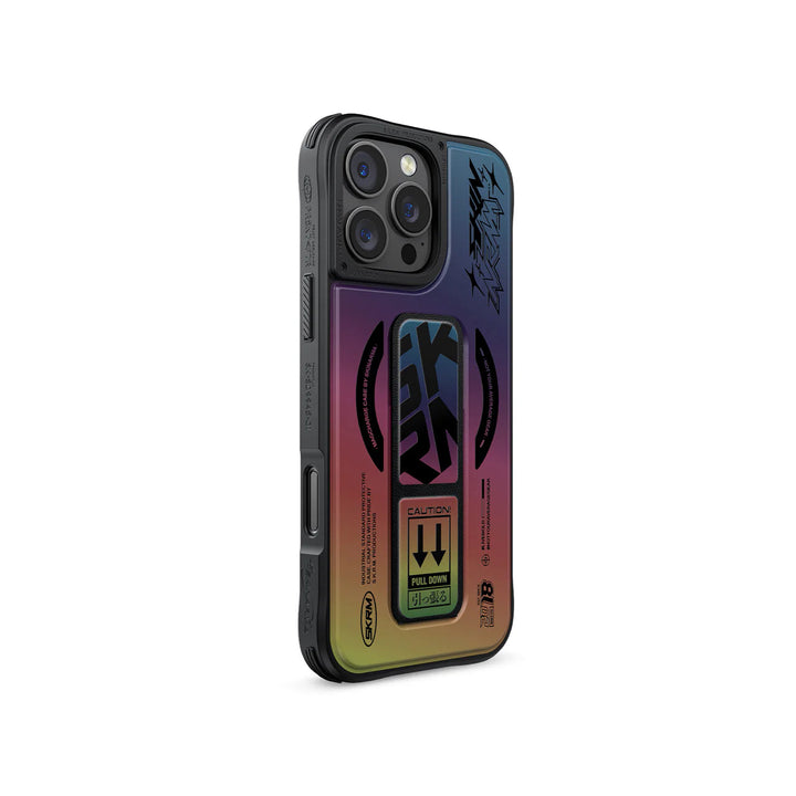SkinArma iPhone 16 Pro Max Kira Kobai MagSafe Case With Grip Stand - Hologram