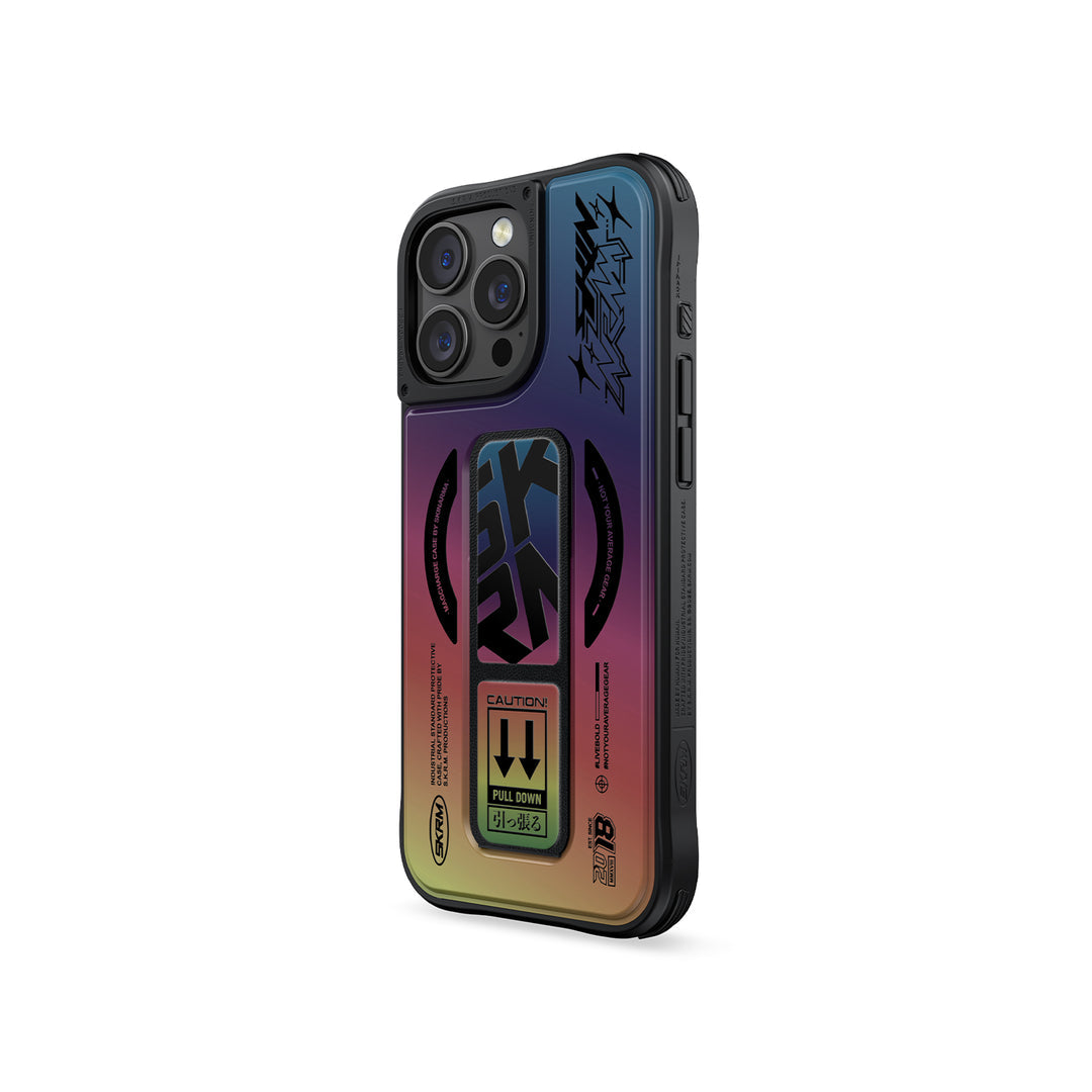 SkinArma iPhone 16 Pro Max Kira Kobai MagSafe Case With Grip Stand - Hologram
