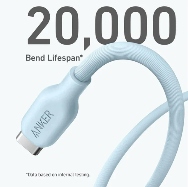 Anker 542 USB-C To Lightning Cable (Bio Based 1.8m) - Blue