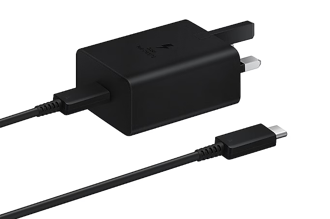 Samsung 45W PD Super Fast Charger  USB-C With Cable - Black