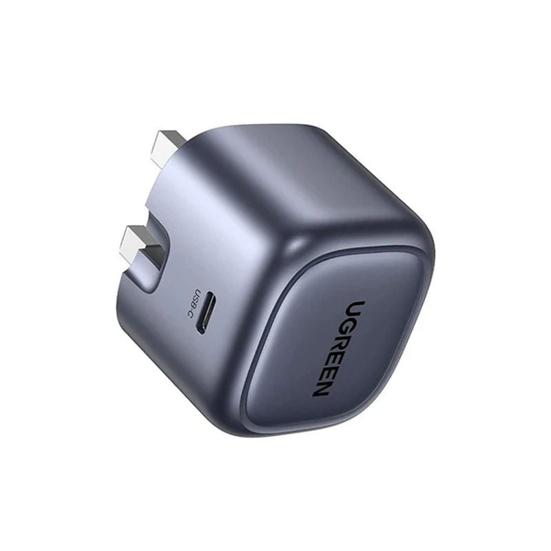 UGREEN 25114, Nexode 30W USB-C PD GaN Fast Charger UK - Space Gray
