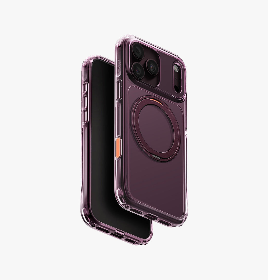 UNIQ SWIXVIX Hybrid MagSafe Case with 360° Kickstand for iPhone 18 Pro Max - Deep Burgundy