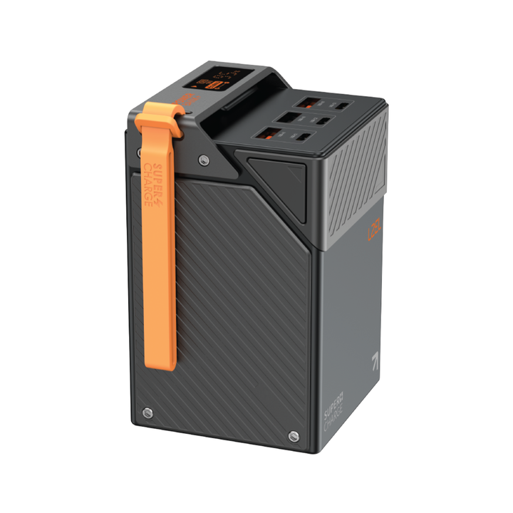 LZEL ZenoFlex UltraCore 50 50000mAh PD Fast Charging Power Bank – 100W Output / 100W Input | Black