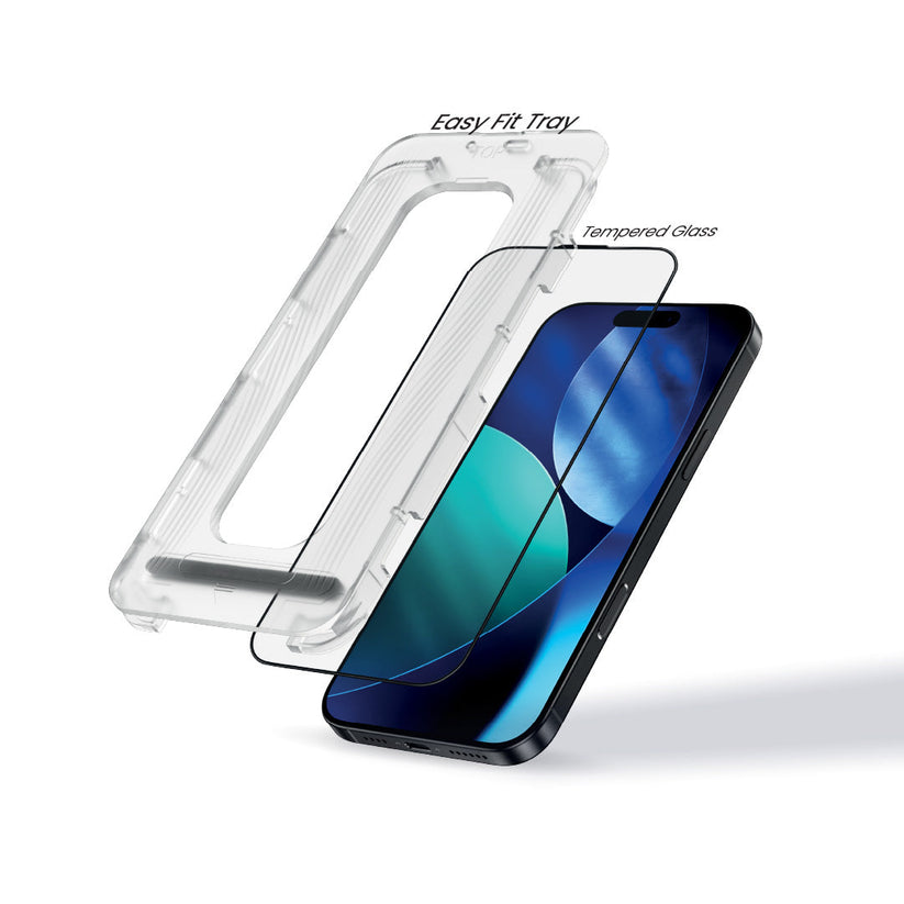 LZEL OptiShield Series Premium Corning 3D Glass for iPhone 17 Pro Max With Applicator