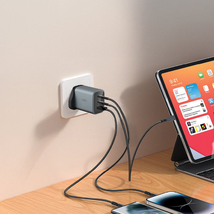 LZEL VoltixCharger 67W 3 Port GaN Wall Charger