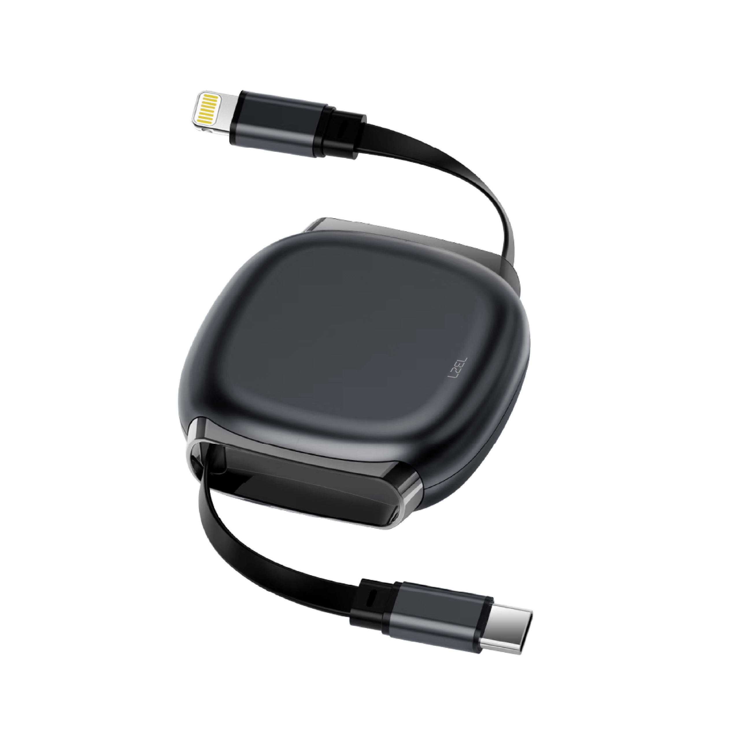 LZEL Fluxlink L Usb-C & Lightning 27W Fast Charging Cable With Data Transfer - Black