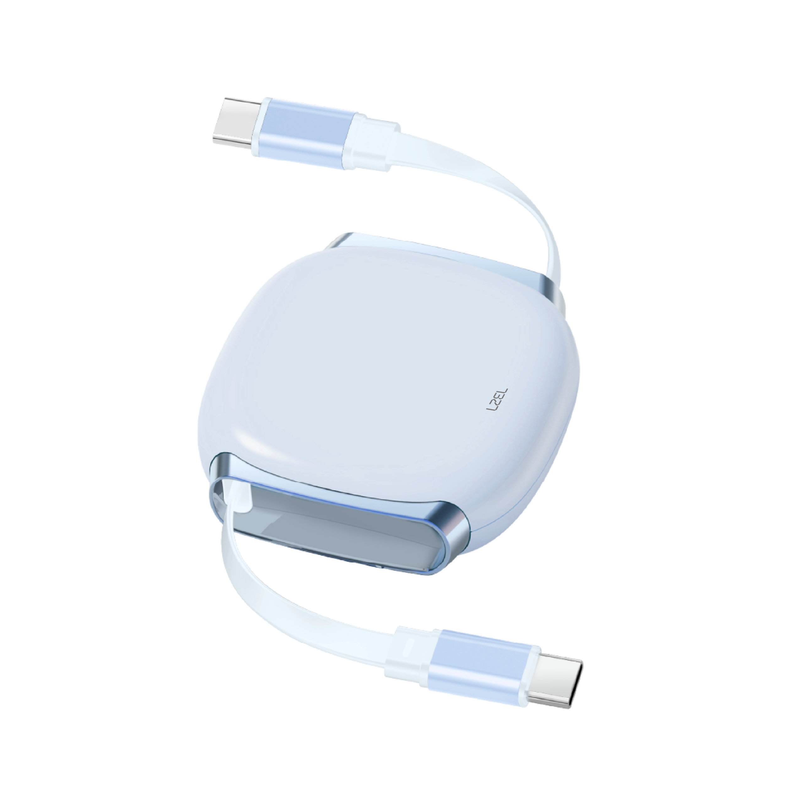 LZEL Fluxlink 100 Usb-C 100W Fast Charging Cable With Data Transfer - Blue