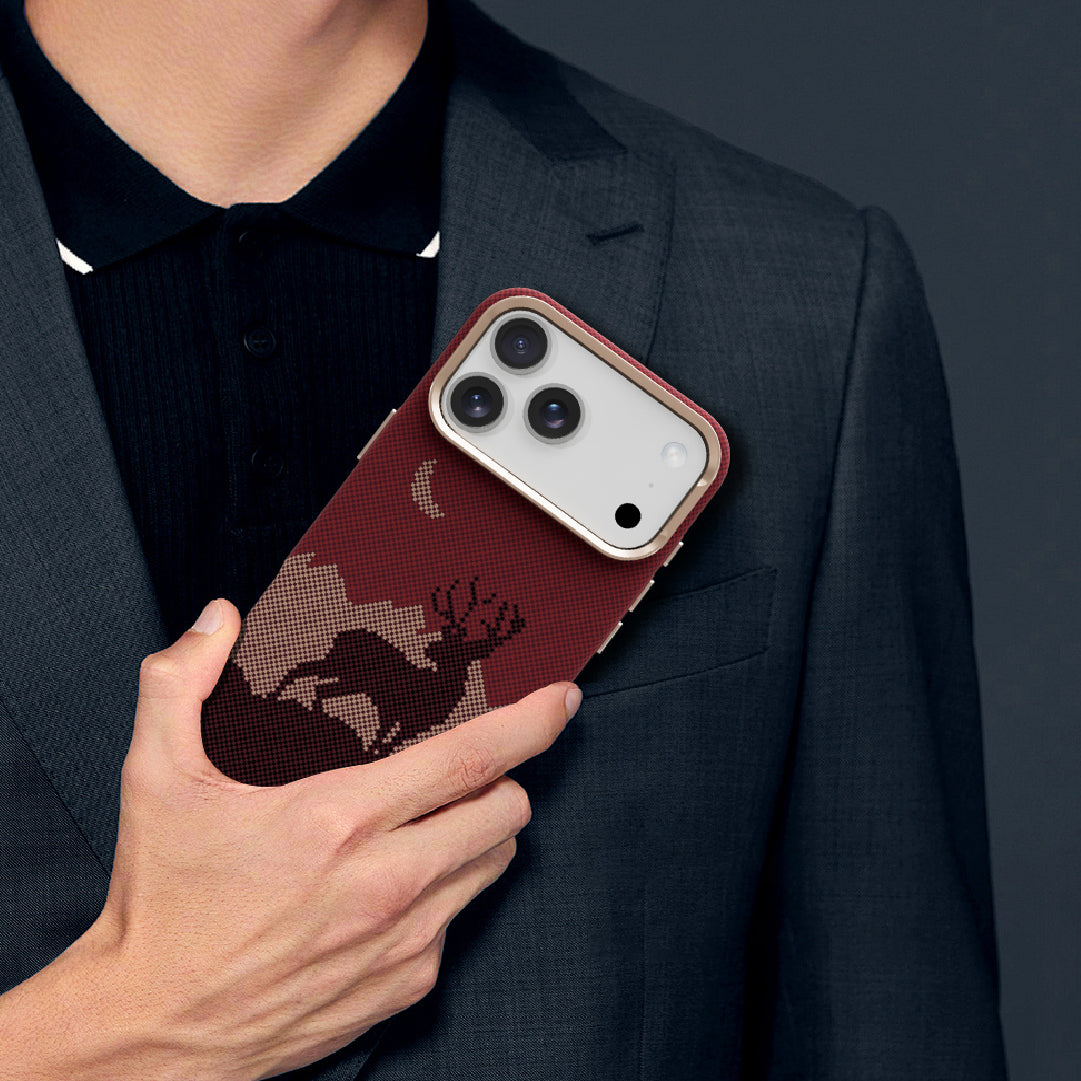 LZEL MagCarbon Deer Cover for iPhone 17 Pro