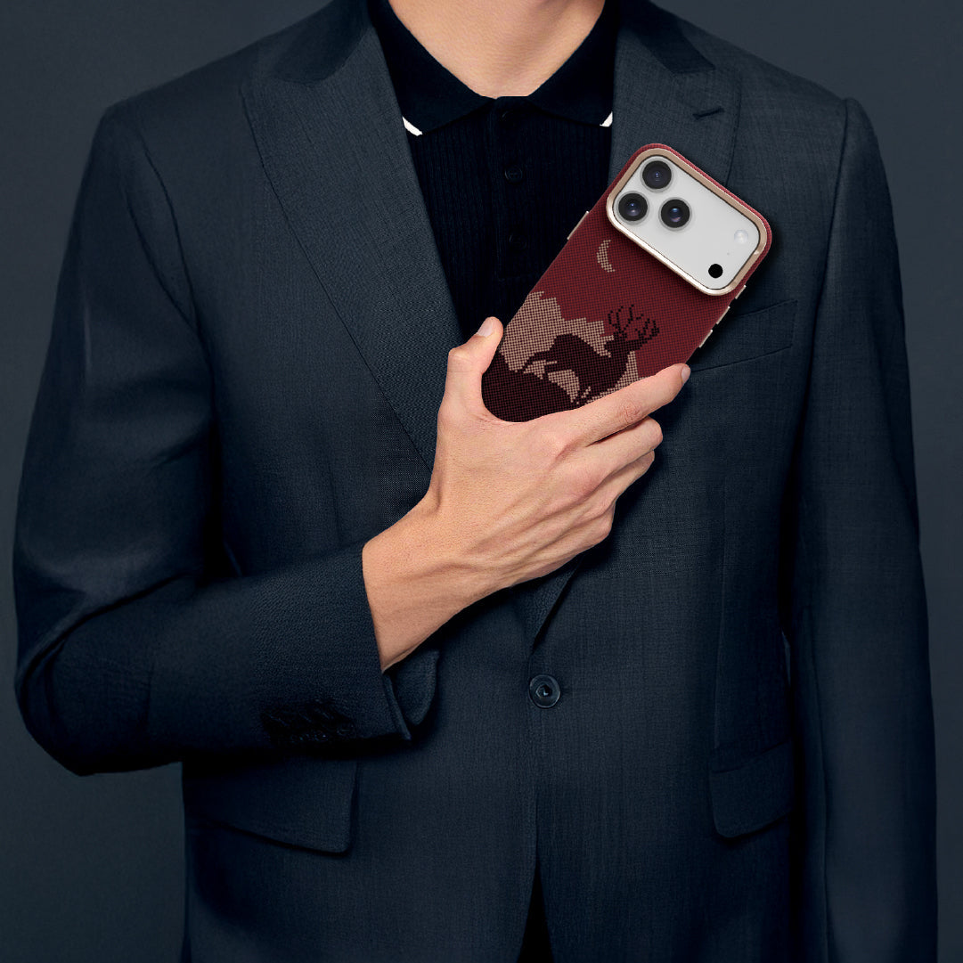 LZEL MagCarbon Deer Cover for iPhone 17 Pro Max