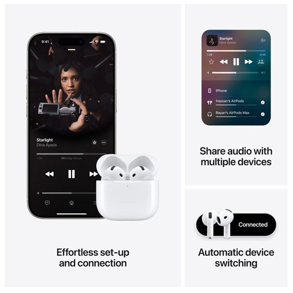 Apple Airpods 4 + Bundle Offer | White