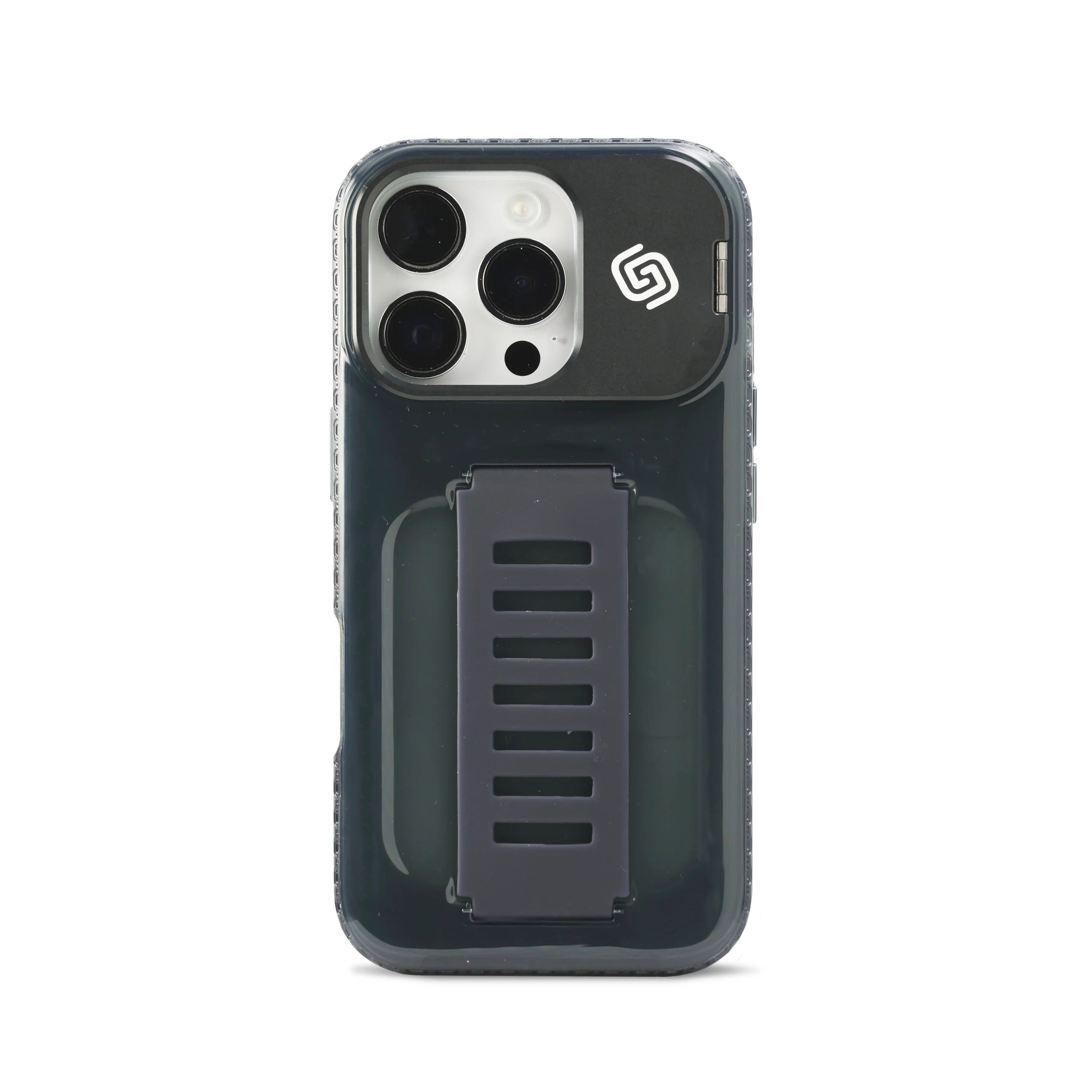 Grip2U iPhone 16 Pro Max Boost Case with Kickstand - Smoky